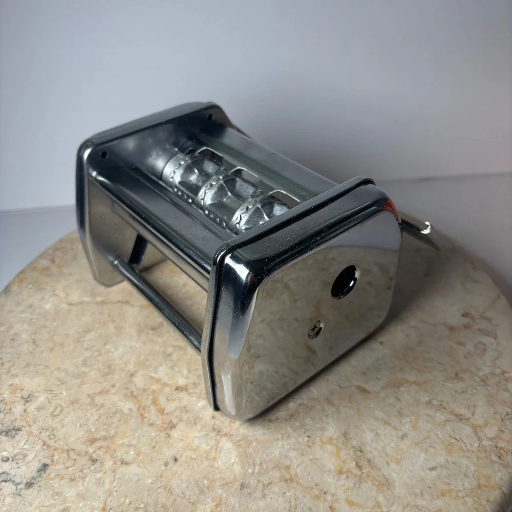 Imperia Ravioli Maker Attachment OS Silver Chrome Italian Pasta Machine